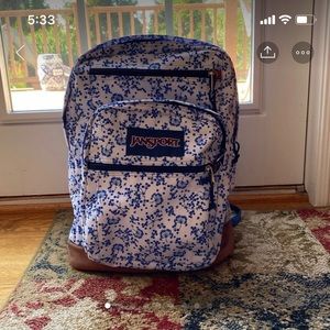 JanSport Campus Backpack Floral w/ Laptop Sleeve